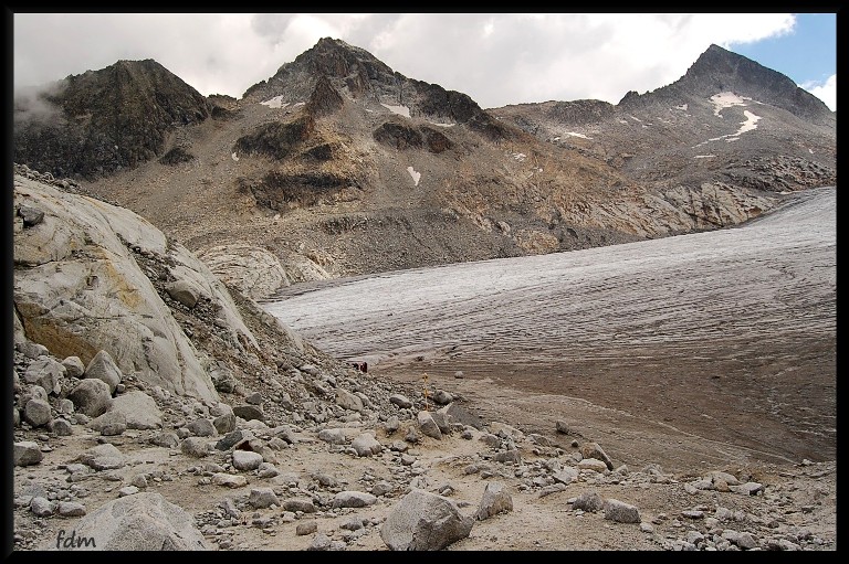 Adamello  salita al ghiacciaio del Mandrone